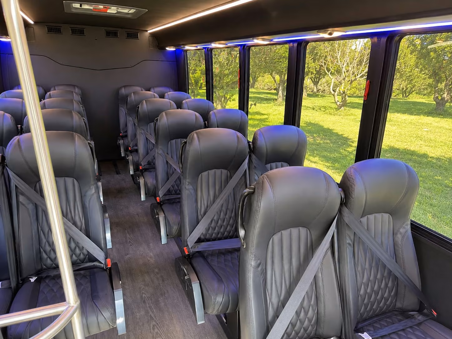 18 passenger minibus inside