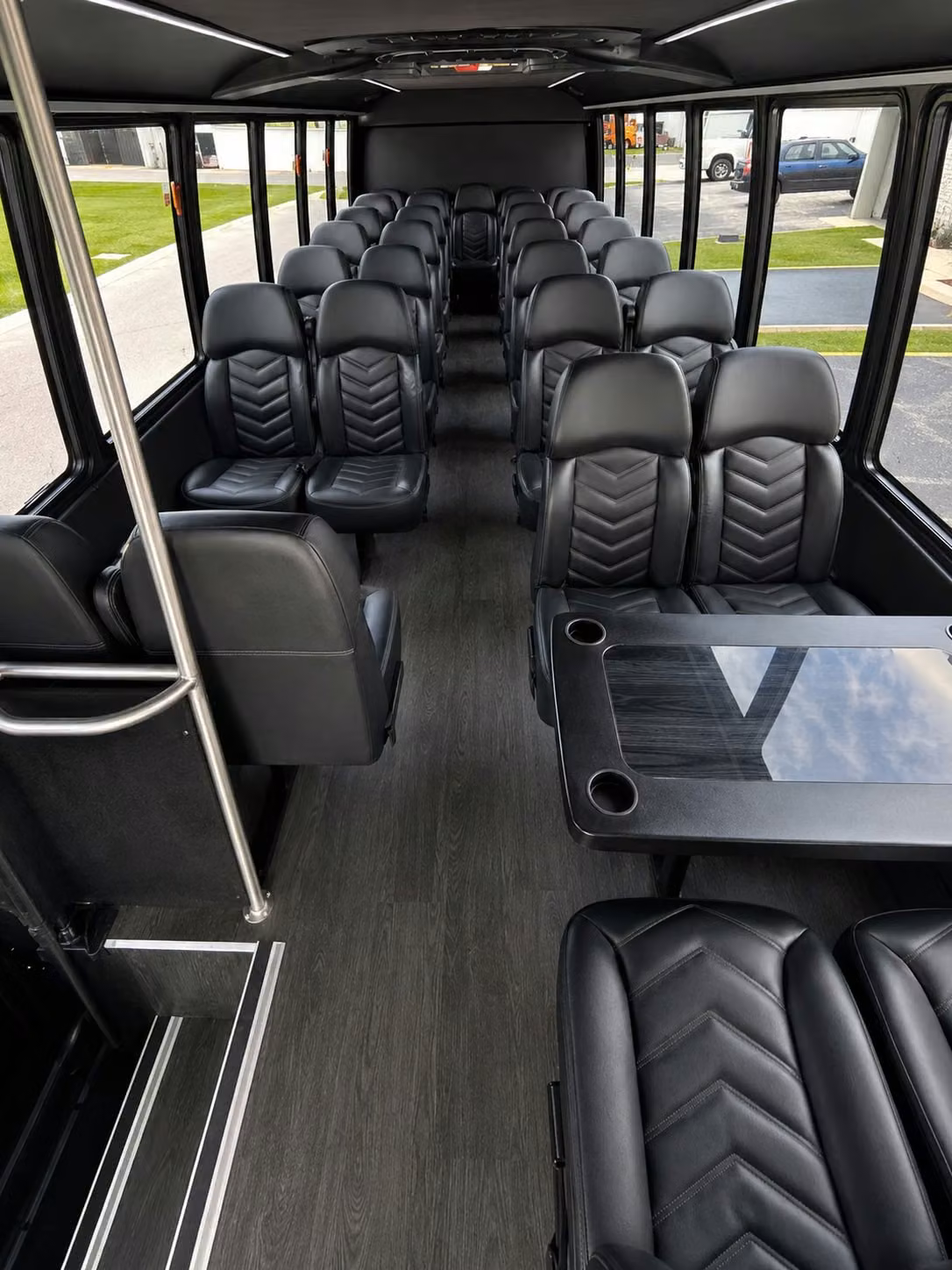 20 passenger minibus interior