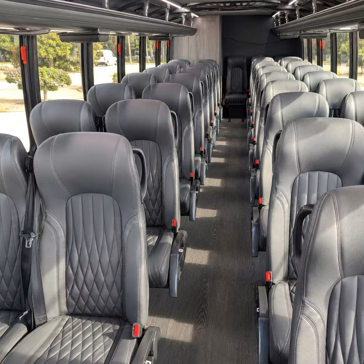 28 passenger minibus inside