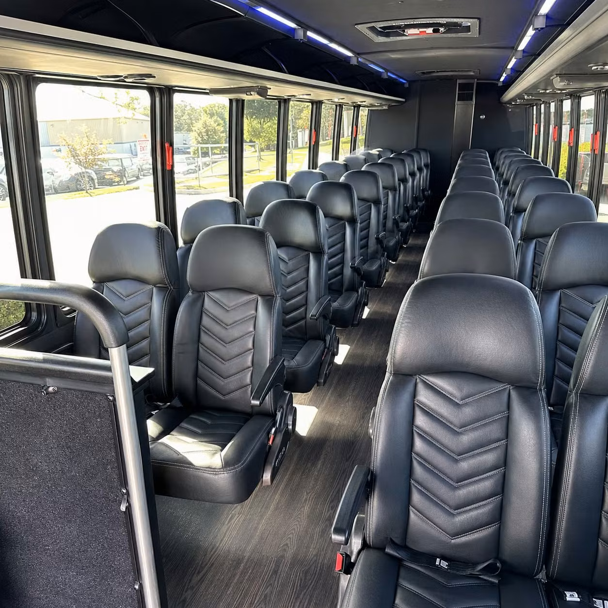 35 passenger minibus interior