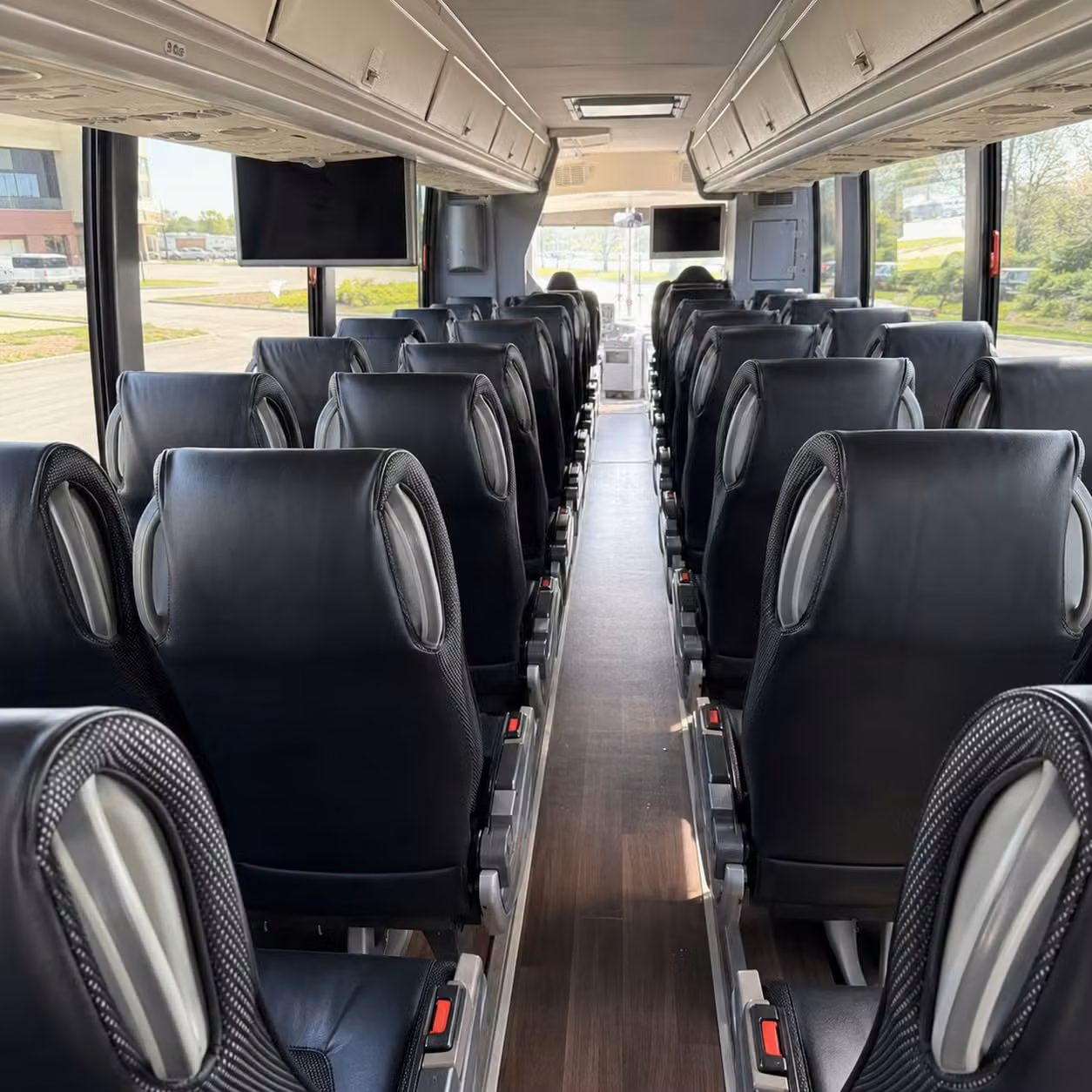 pomona charter bus interior