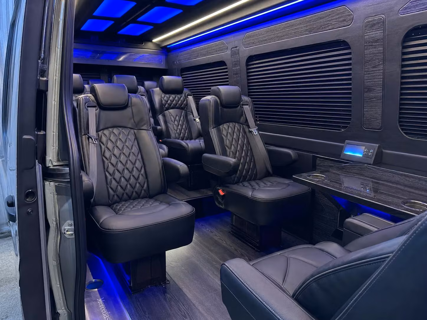 sprinter van transportation for groups and events across pomona