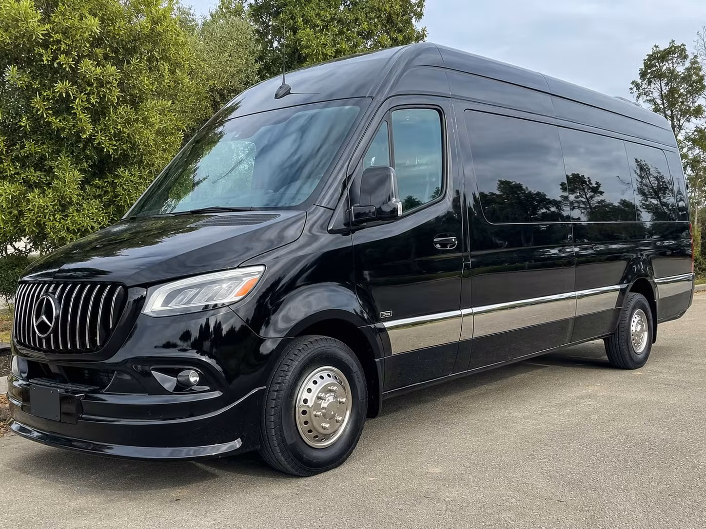 sprinter van with driver